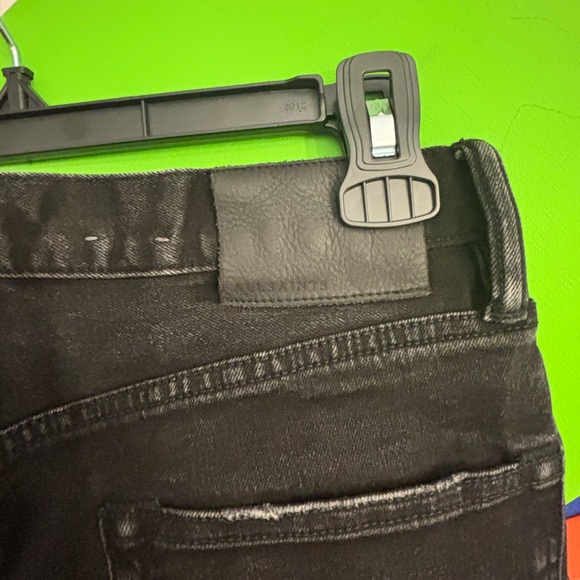 L

Women’s All Saints black Wash Cigarette Straight Jeans 30 - Picture 3 of 4